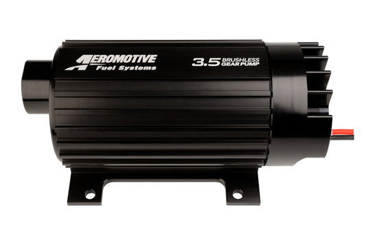 Aeromotive Fuel Pump, In-Line, Signature Brushless Spur Gear, 3.5gpm (Pump Sleeve Includes Mounting Provisions)