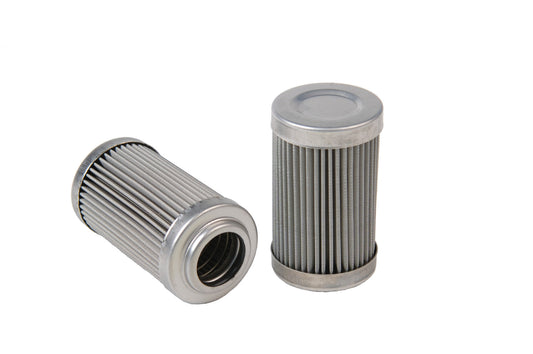 Aeromotive Replacement Element, 100-m Stainless Mesh, for 12304/12307/12324 Filter Assemby, Fits All 2" OD Filter Housings