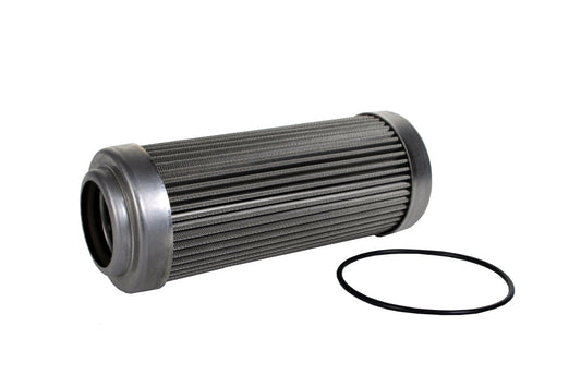 Aeromotive Replacement Element, 100-m Stainless Mesh, for 12302/12309 Filter Assembly, Fits All 2-1/2" OD Filter Housings