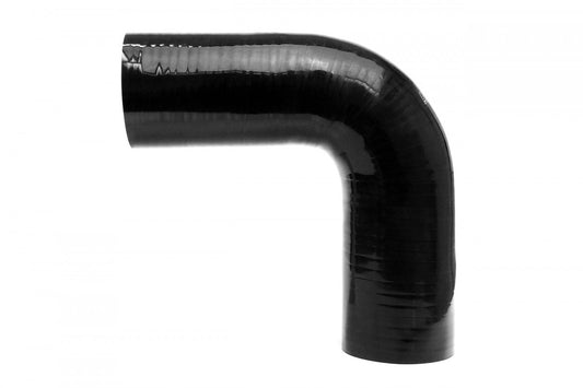 HPS 5/8" (16mm) Silicone 90 Degree Elbow Coupler Hose, High Temperature 4-ply Reinforced, Black